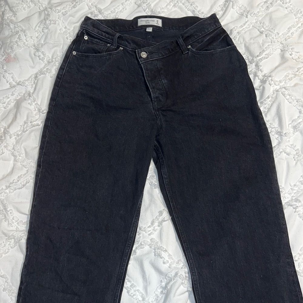 Abercrombie &Fitch The Dad High Rise Curve Love